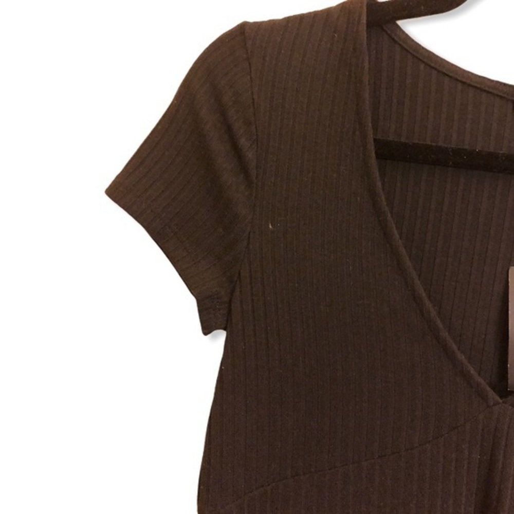 Forever 21 Ribbed V-neck‎ T-shirt Dress NWT - Picture 3 of 5